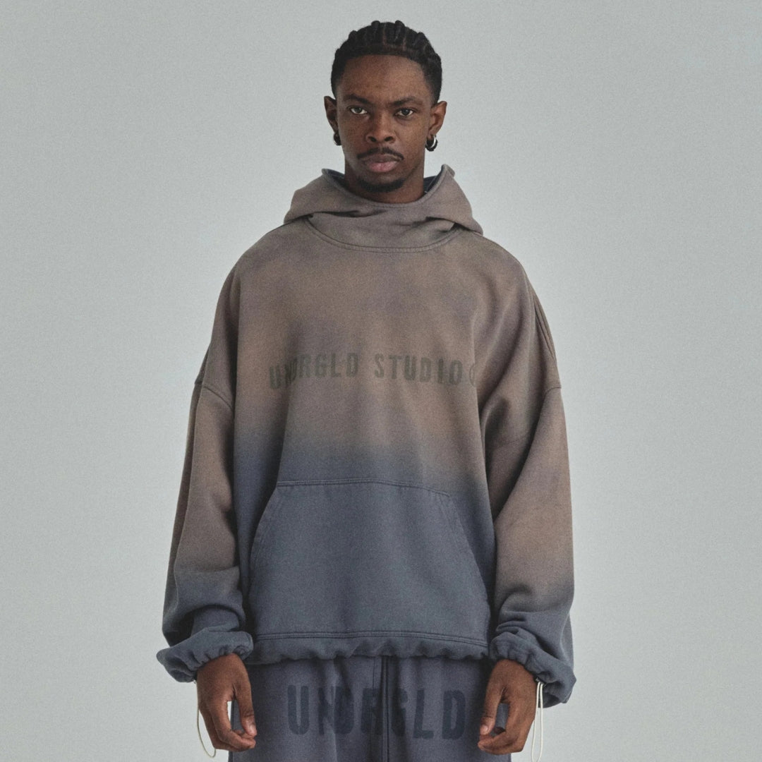 SPRING WORN LOGO T-SHIRT SANDBLAST - GRAY