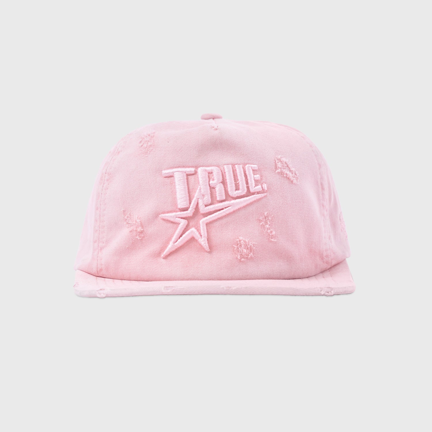STAR WASHED GOLFER CAP - PINK