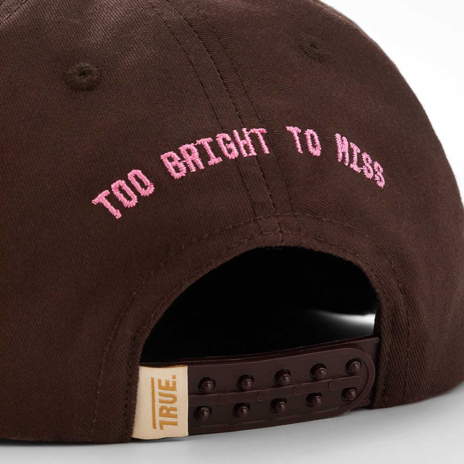 TOO BRIGHT GOLFER CAP - BROWN