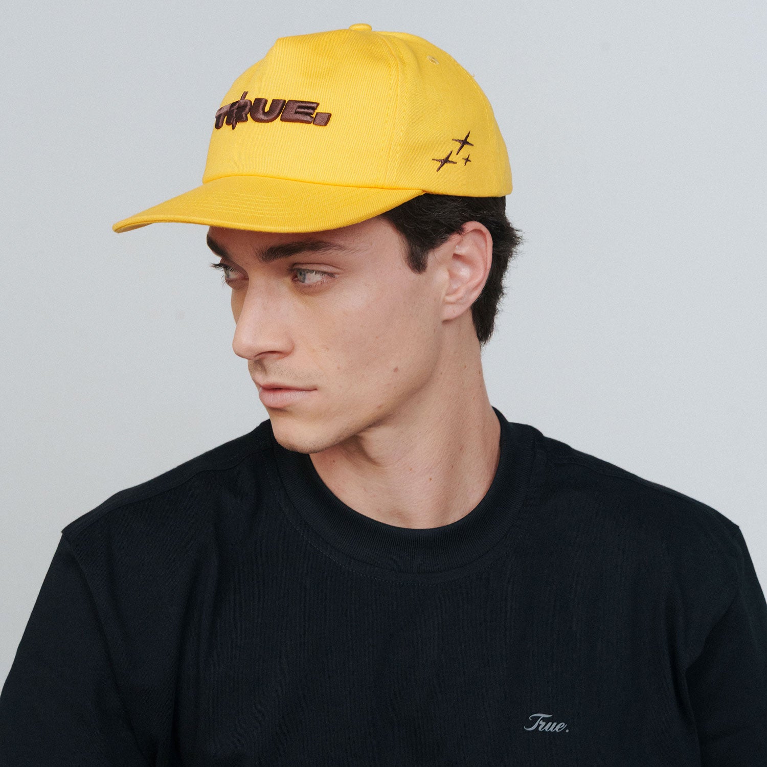 TOO BRIGHT GOLFER CAP - YELLOW