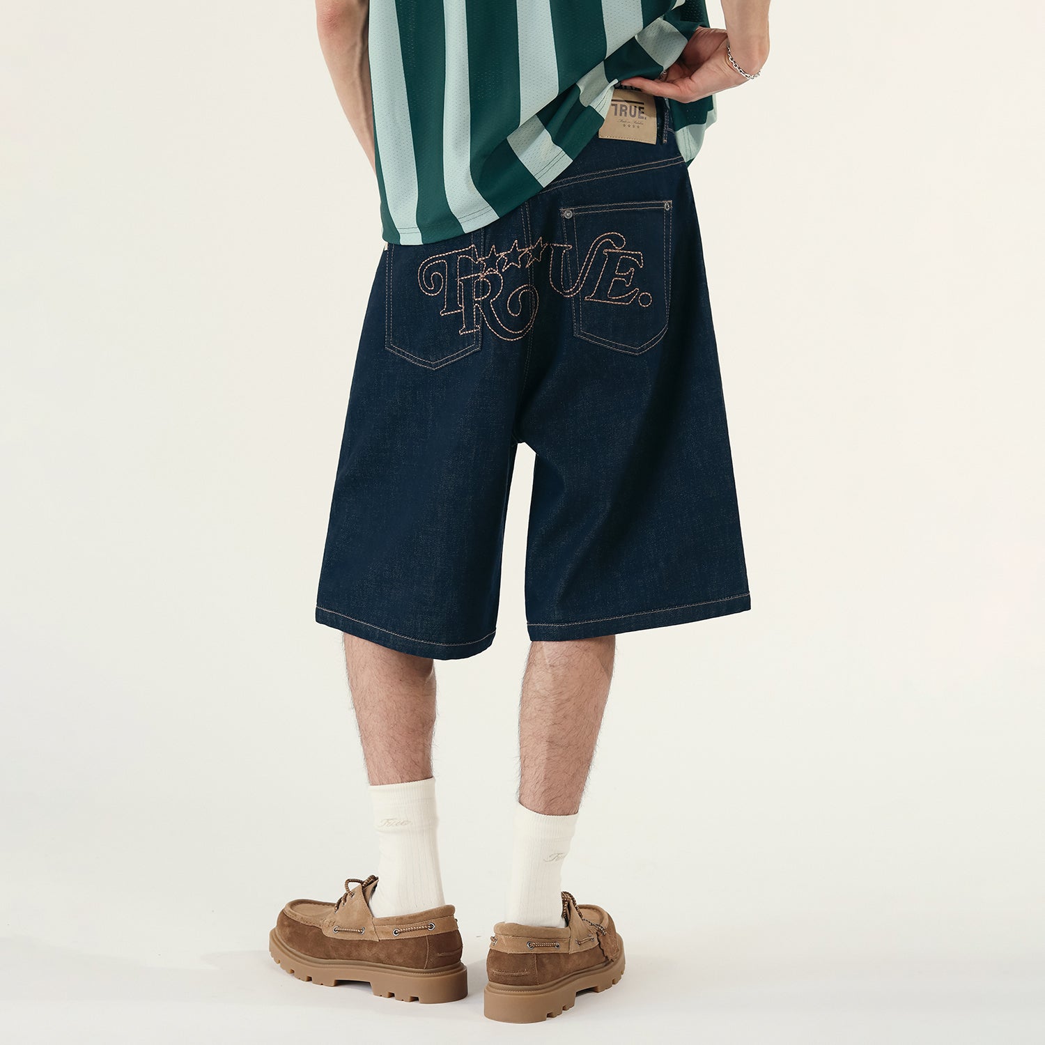 ALL STARS DENIM JORTS - BLUE