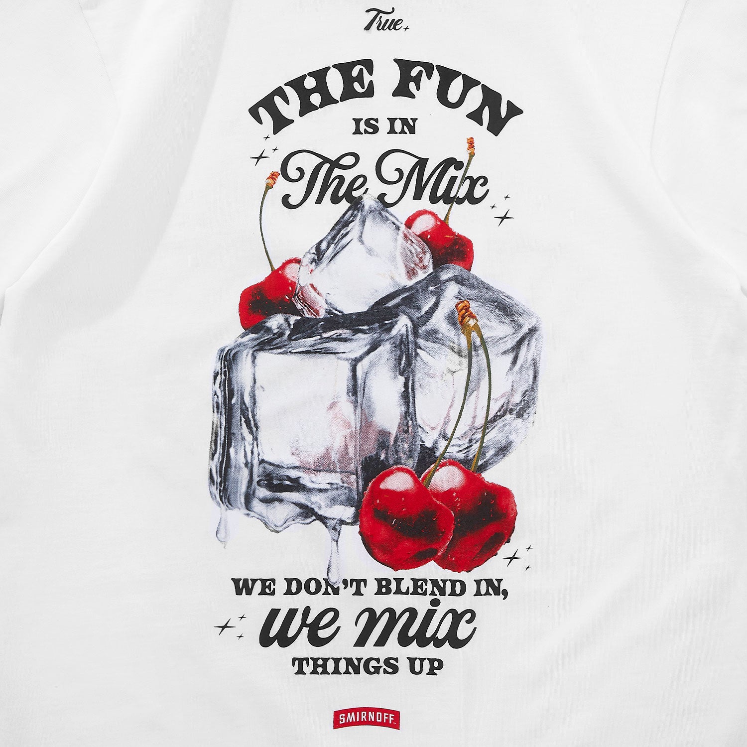 TRUE X SMIRNOFF MIX T-SHIRT - WHITE