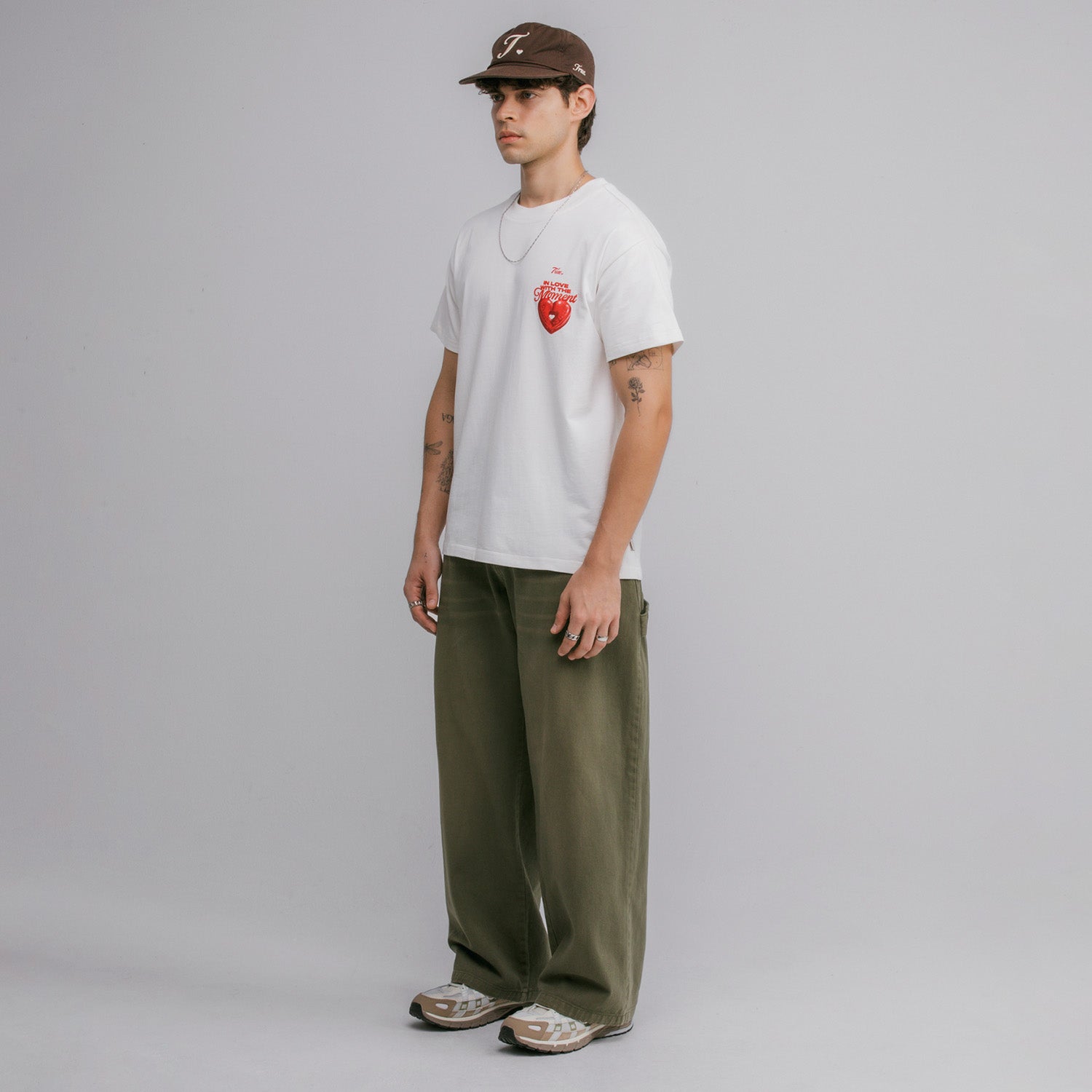 TRUE X SMIRNOFF LOVE T-SHIRT - CREAM