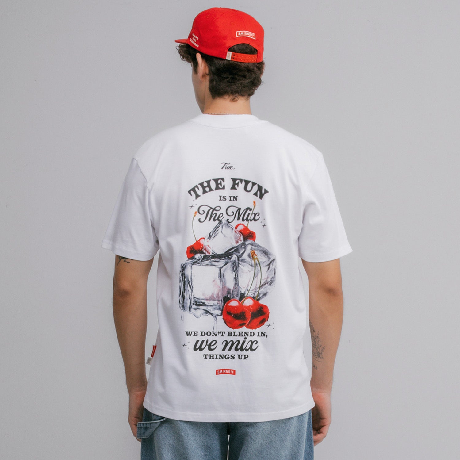 TRUE X SMIRNOFF MIX T-SHIRT - WHITE