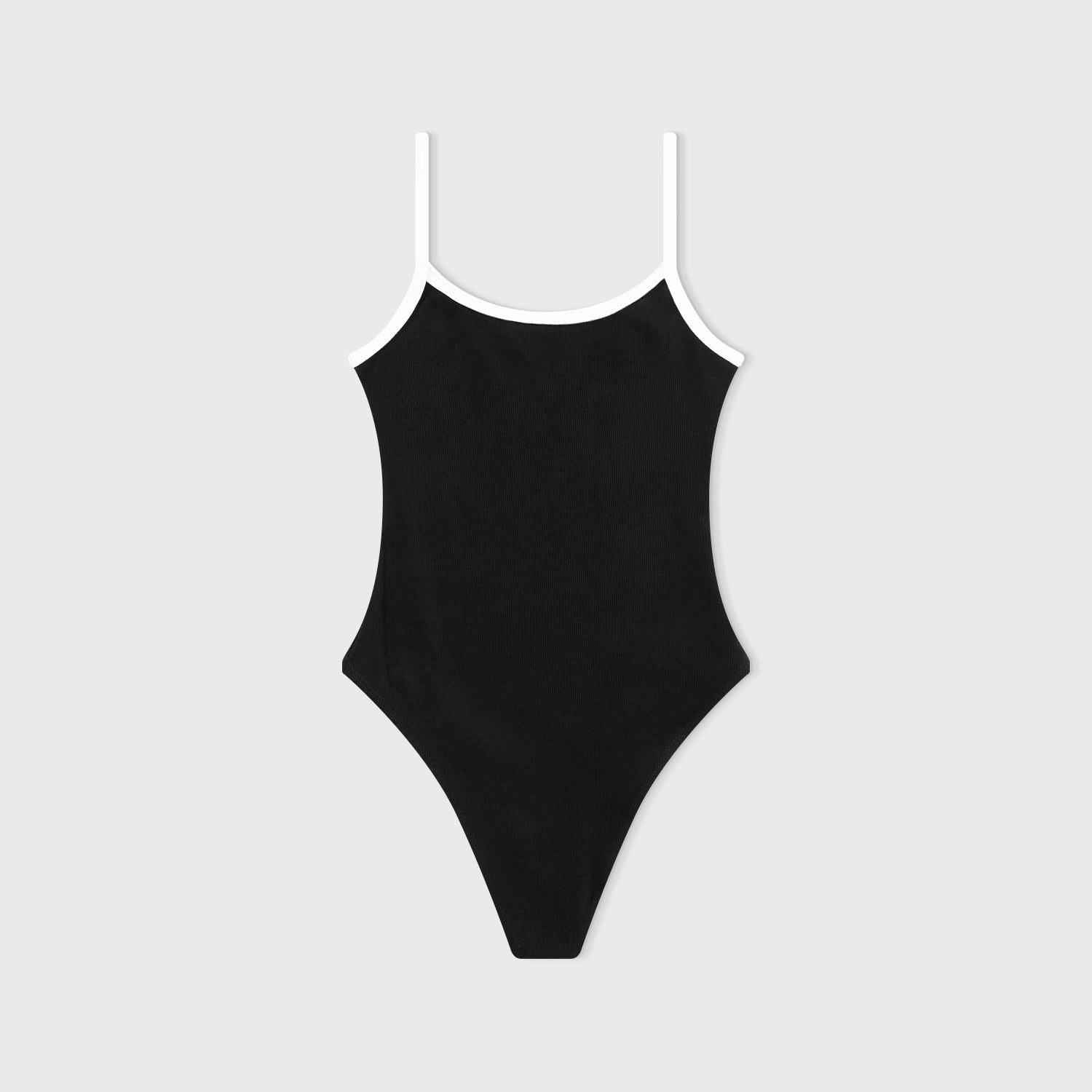 TRUE LOUNGE RIBBED BODY - BLACK