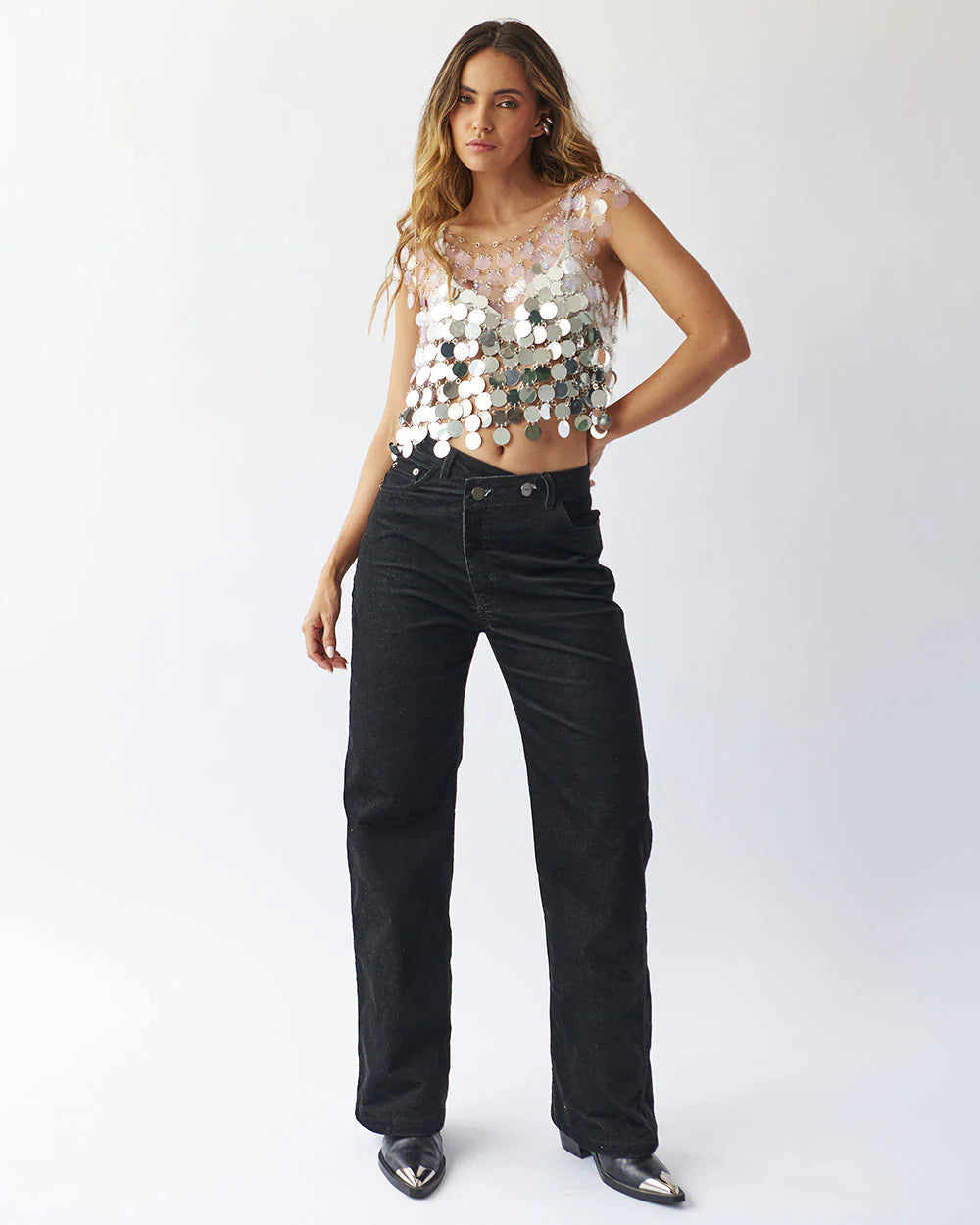 MIRROR JEANS BLACK