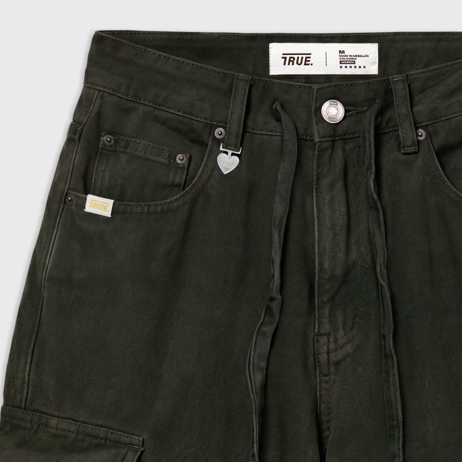 UTILITY POCKET CARGO PANTS - GREEN