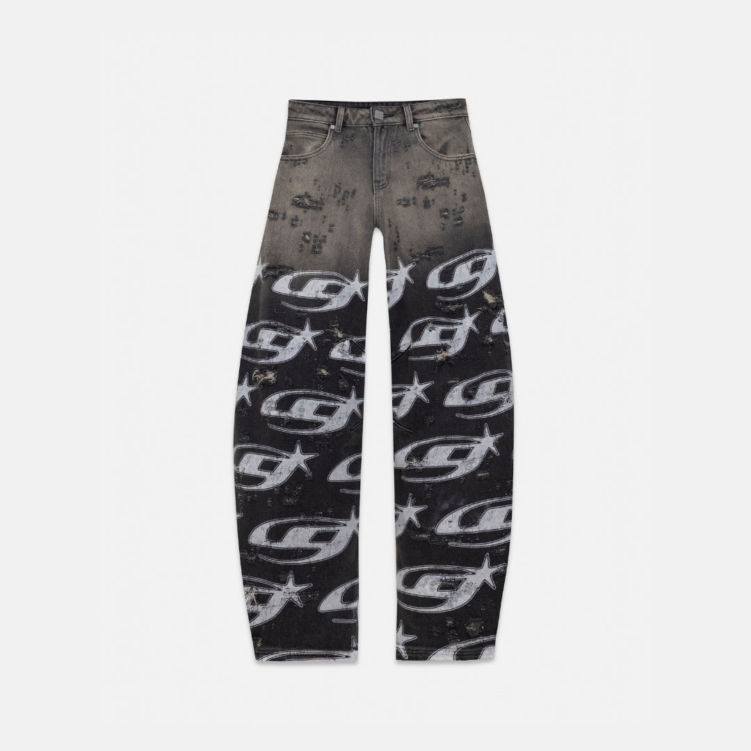 W ACT 1 UG STAR ANKLE FOCUS JEAN - WASHED GRAY
