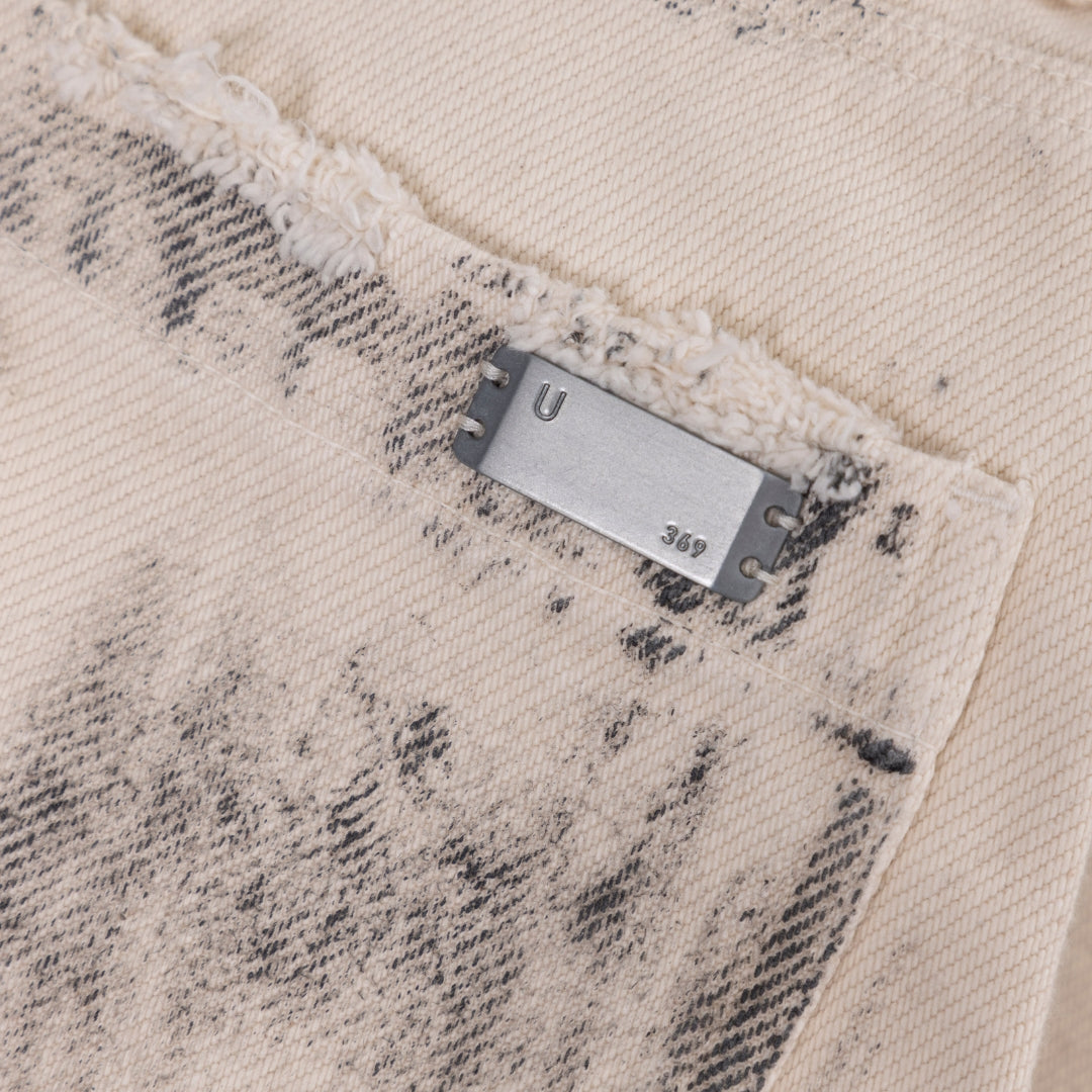 W REVELATION BASIC BARREL JEAN - MUD BONE