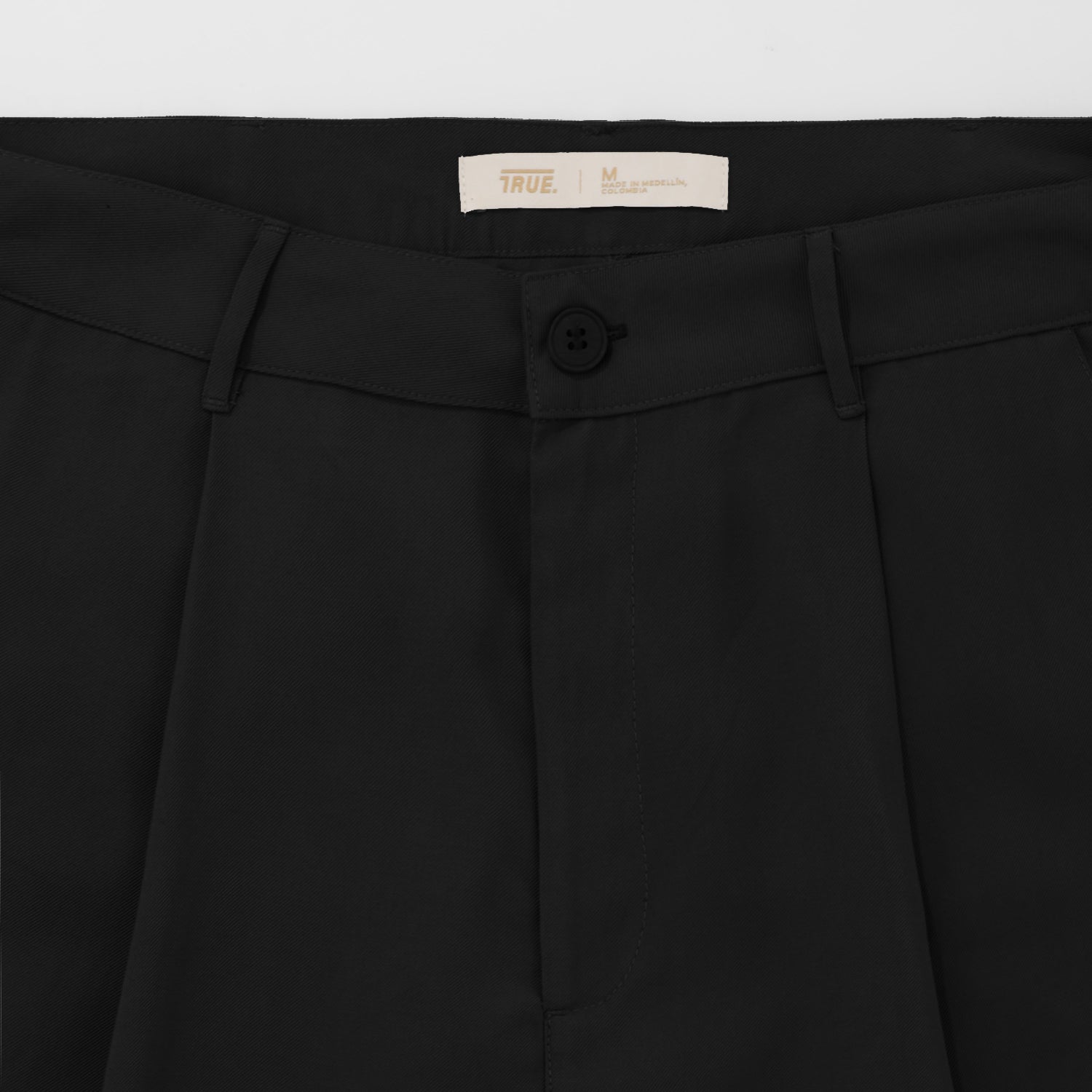 WIDE LEG TROUSERS - BLACK