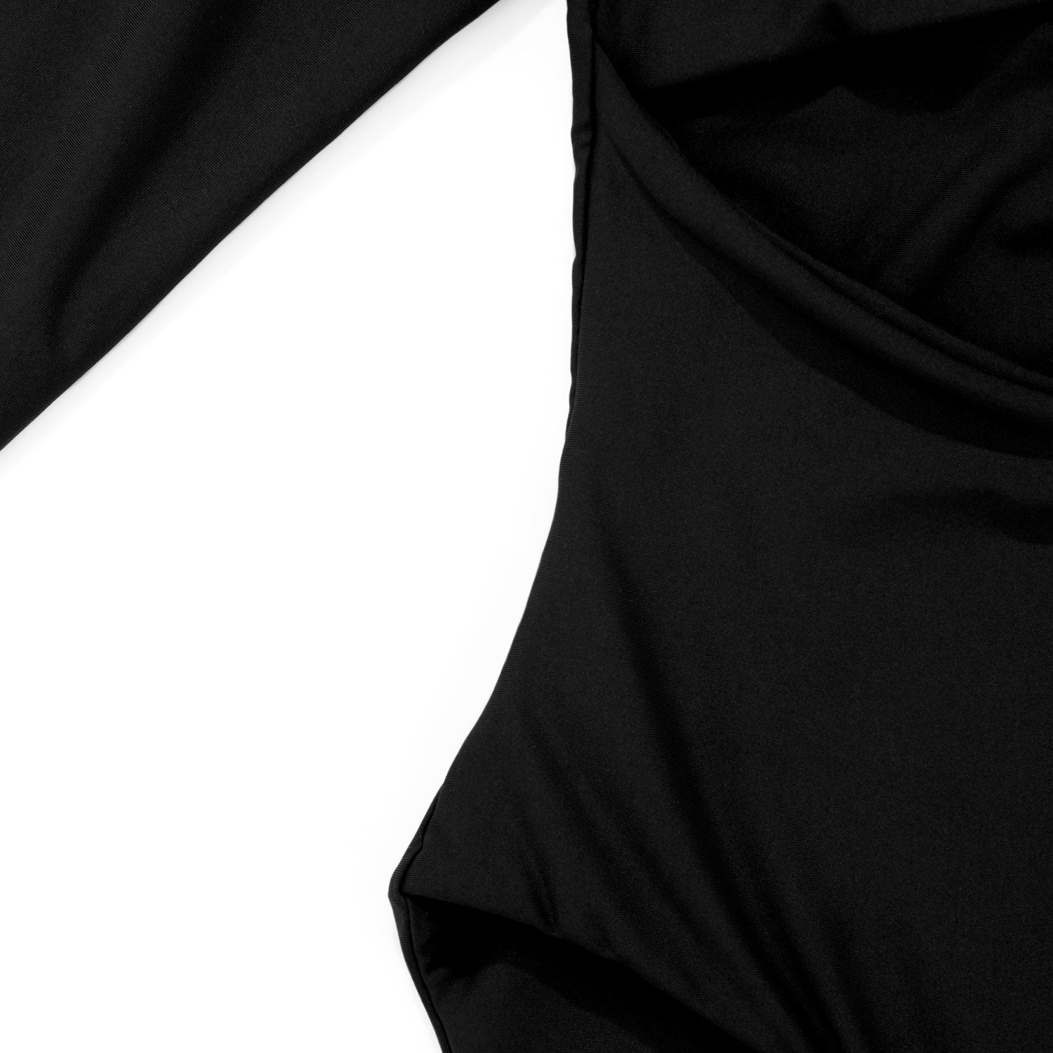 SIGNATURE CUT-OUT LS BODYSUIT - BLACK