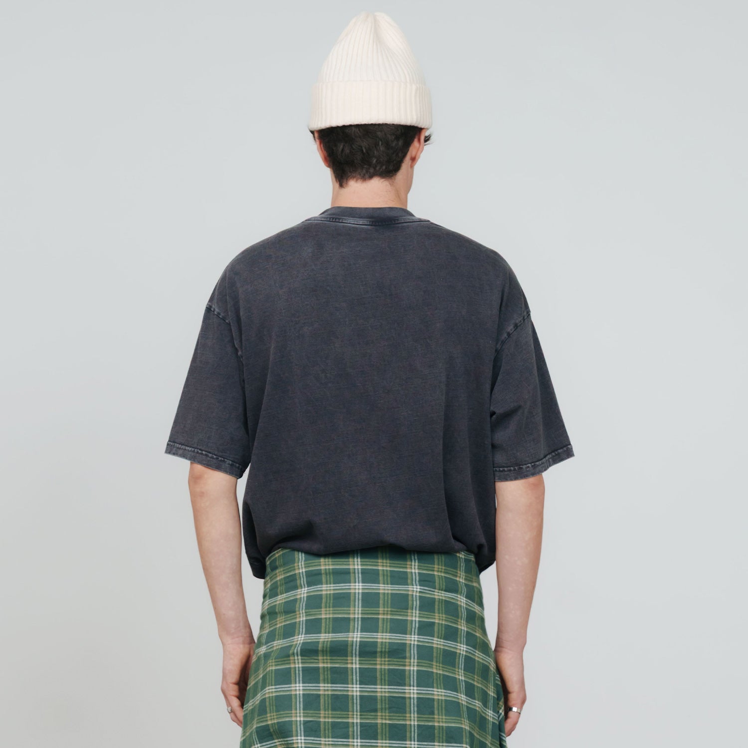 SHADOW OVERSIZED T-SHIRT - WASHED BLACK