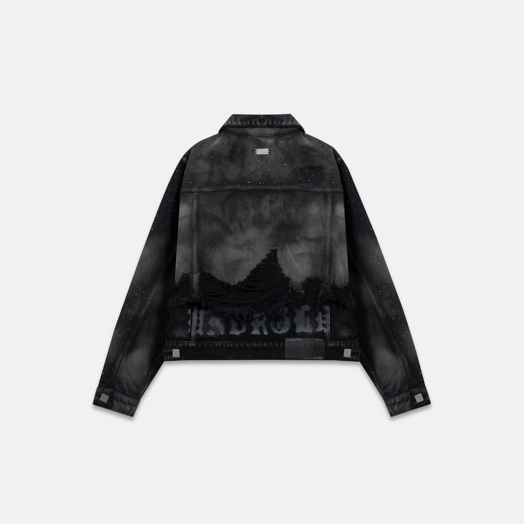 94' UNDRGLD DOUBLE DESTROYED JACKET VINTAGE GRAY