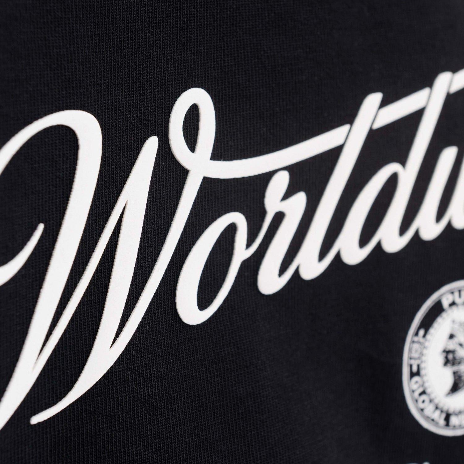 ACROSS THE LINES BLACK - PURE WORLD WIDE T-SHIRT