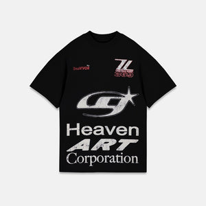 ACT 1 RACER T-SHIRT - BLACK