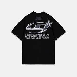 ACT 1 STAR T-SHIRT - BLACK