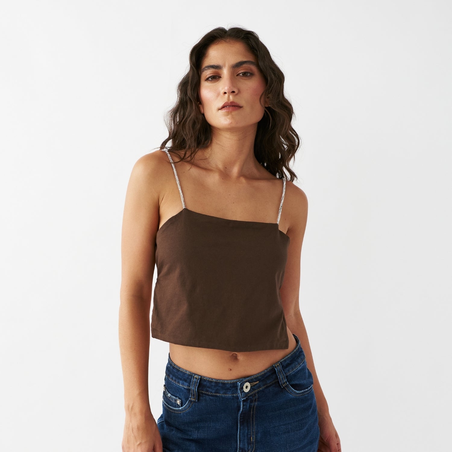 ATENEA TOP BROWN