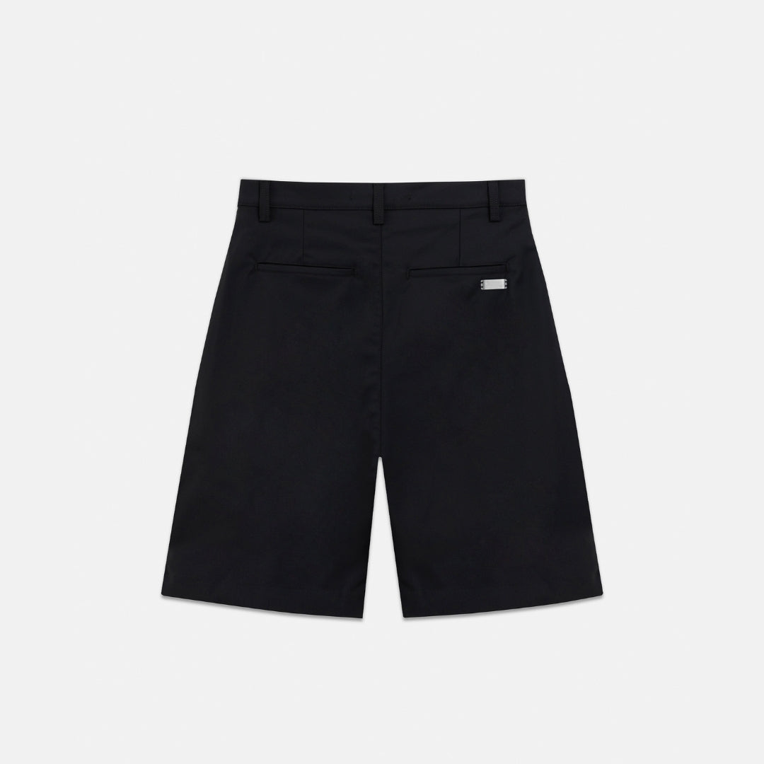 BASICS TAILORED JORTS - BLACK