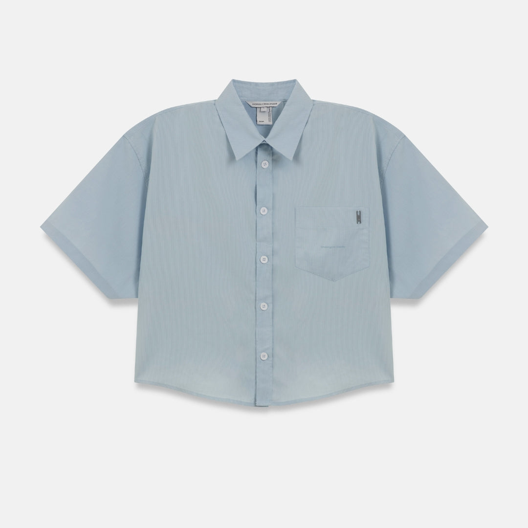 BASICS UNDERGOLD STUDIO BOXY FIT T-SHIRT - LIGHT BLUE