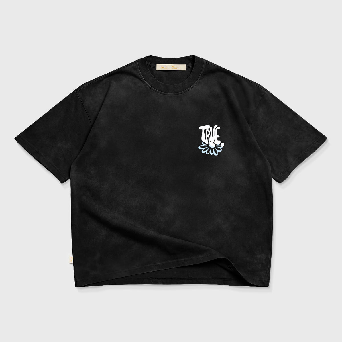 BLOOM BOXY T-SHIRT - WASHED BLACK