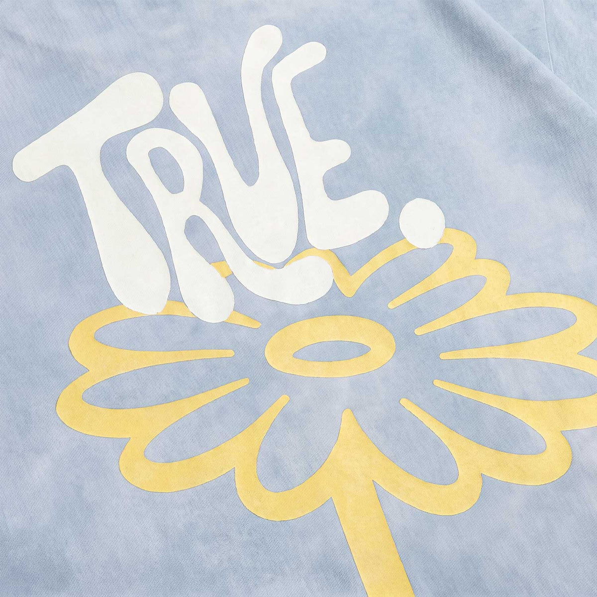 BLOOM BOXY T-SHIRT - WASHED BLUE