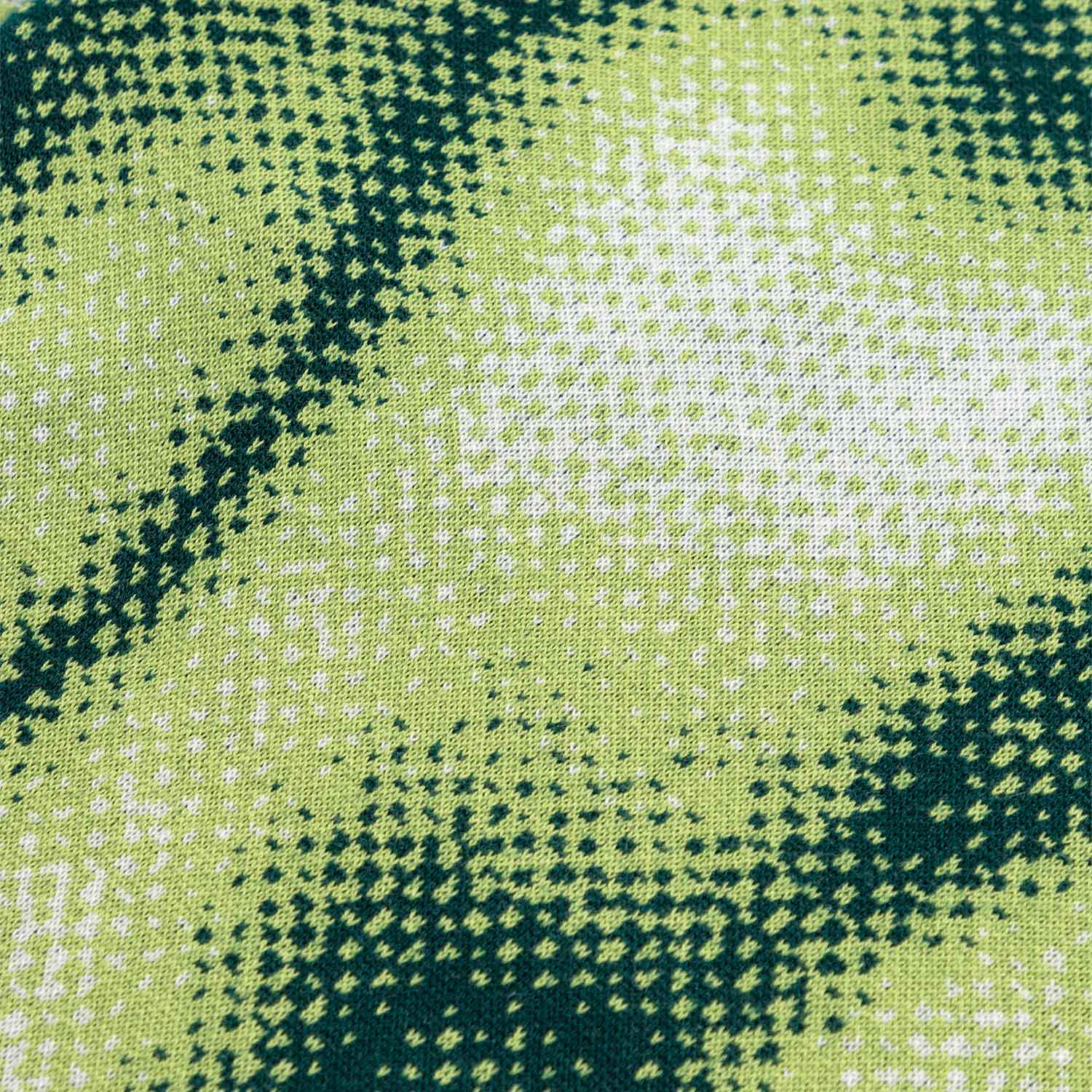 BLURRED KNIT PULLOVER - GREEN