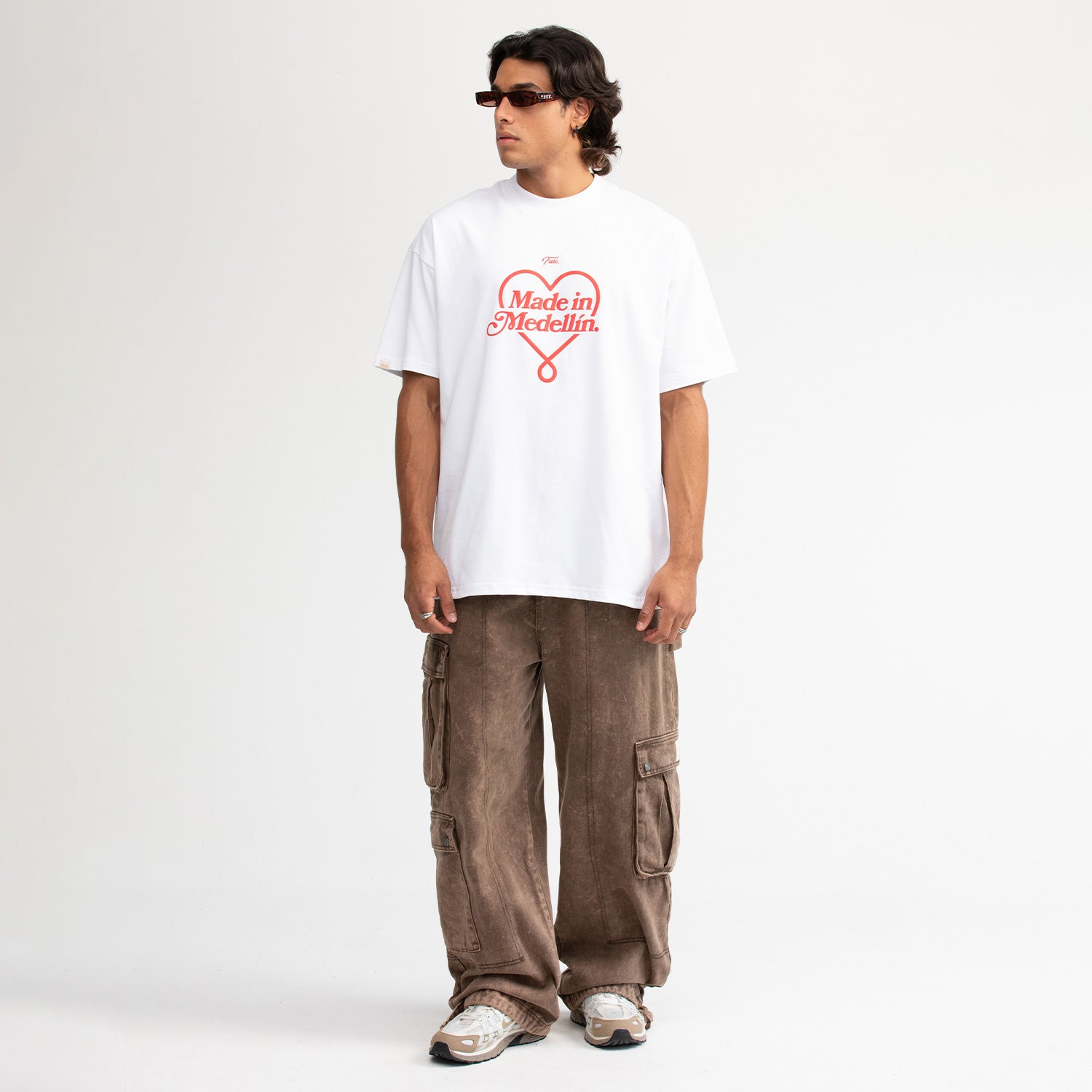 CAMISETA OVERSIZED MEDELLÍN - BLANCA