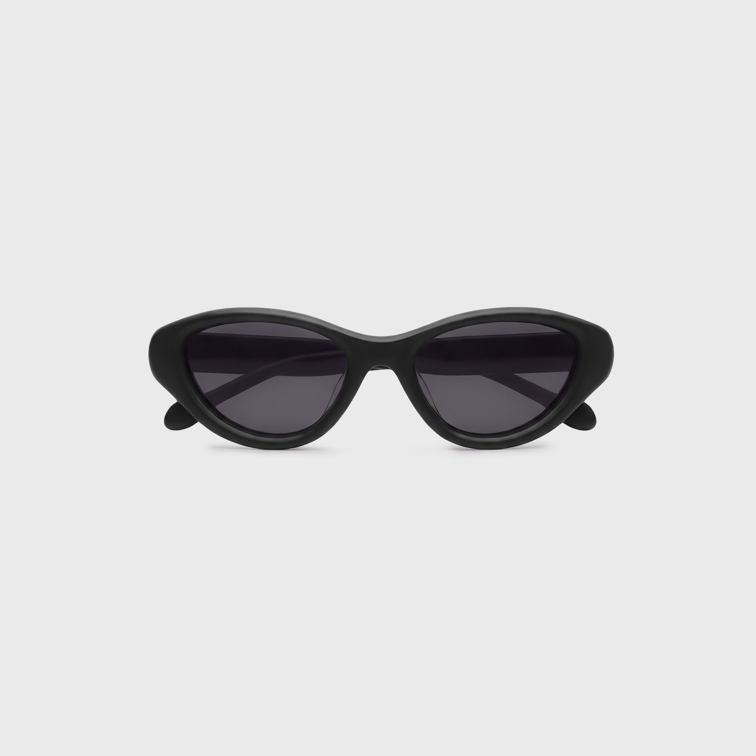 CAT-EYE SUNGLASSES - BLACK