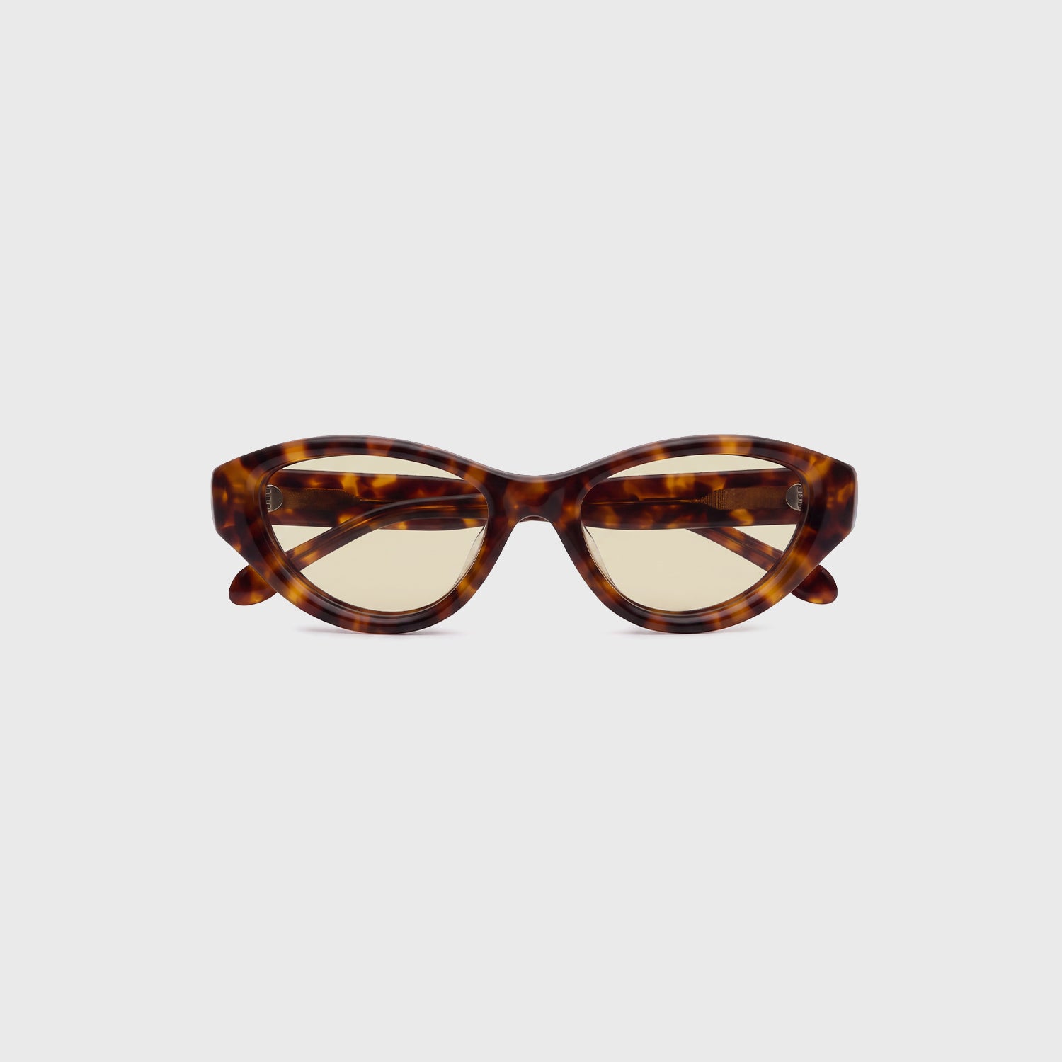 CAT-EYE SUNGLASSES - BROWN