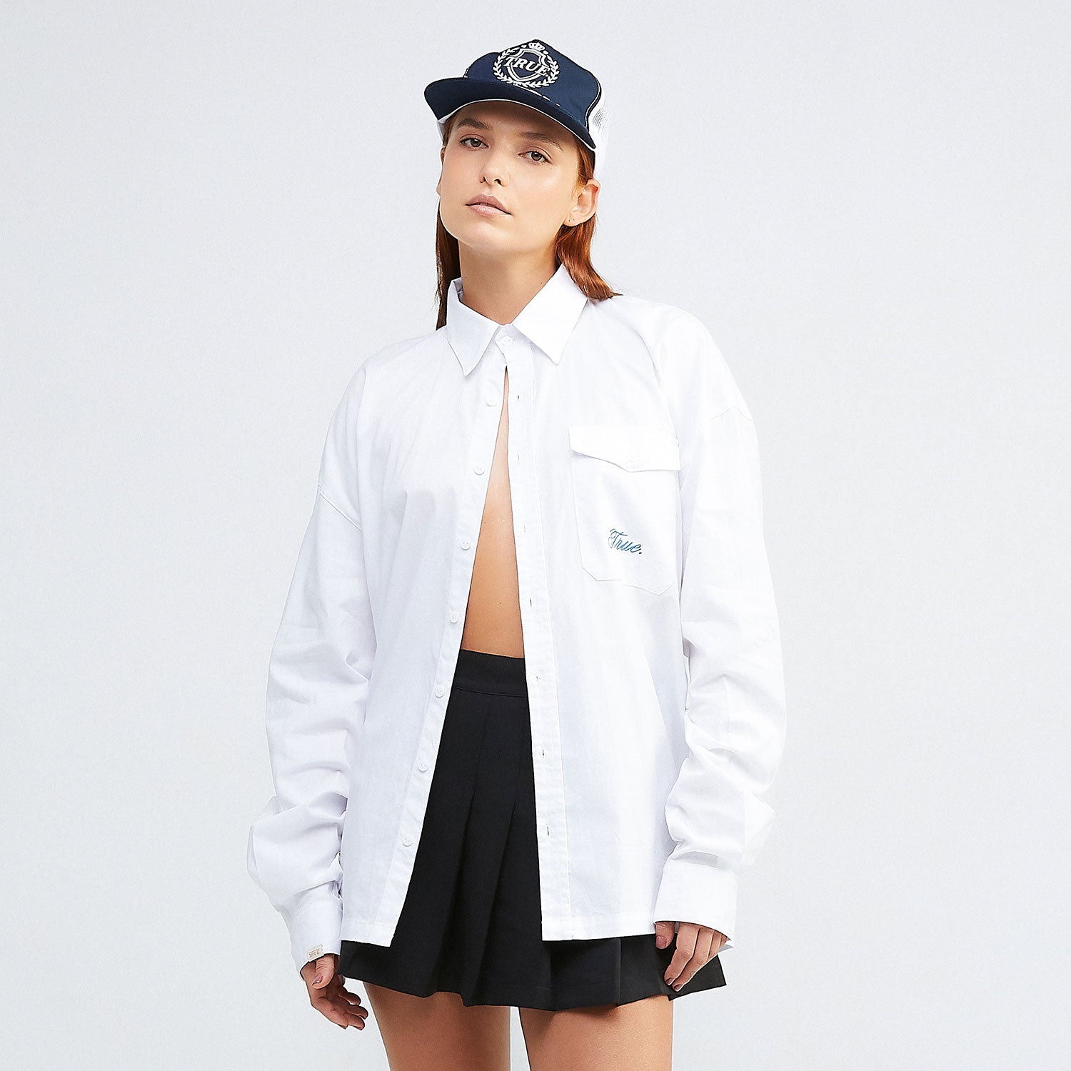 COLLEGE SHIRT - WHITE