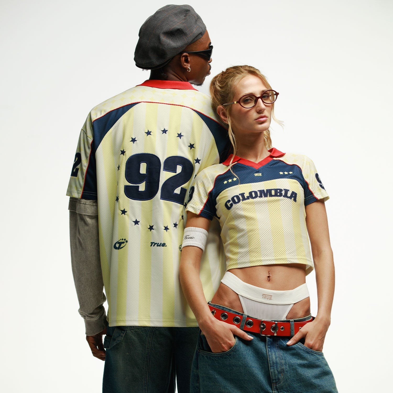 COLOMBIA OVERSIZED POLO T-SHIRT - BUTTER YELLOW