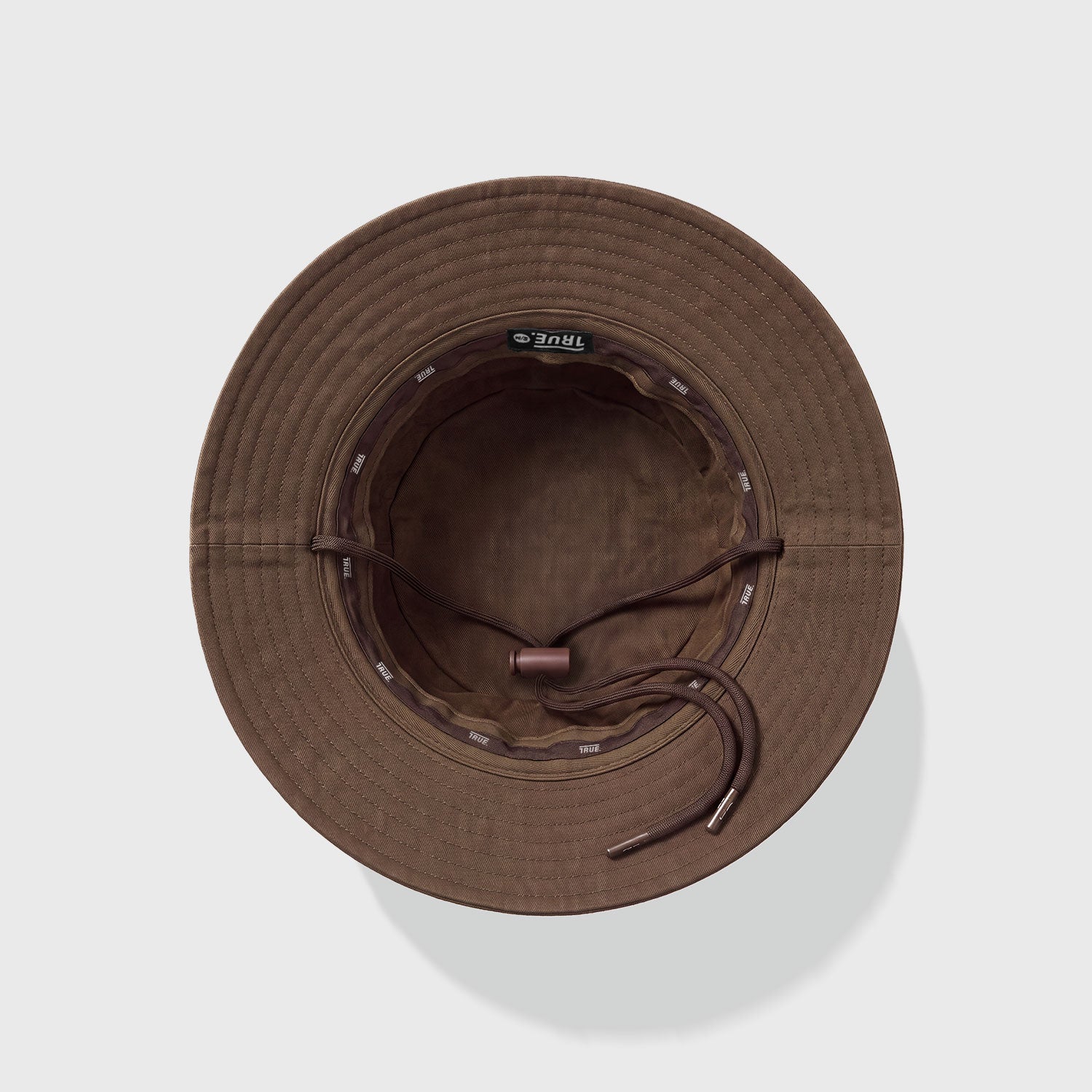 CRYSTAL WORN FISHER HAT - BROWN