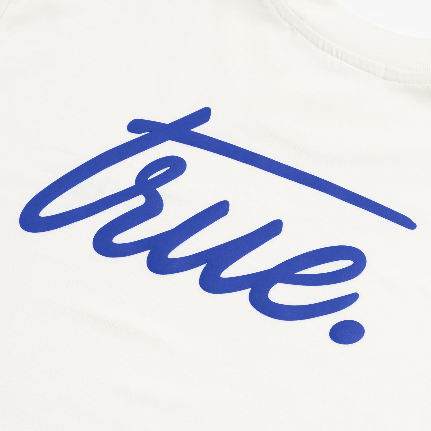 CURSIVE LOGO T-SHIRT - CREAM