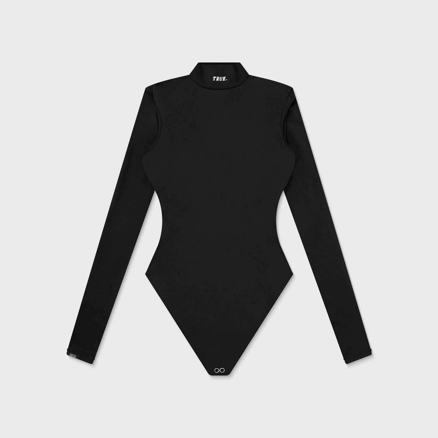 CUT-OUT BLACK BODYSUIT - BLACK