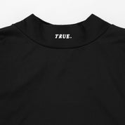 CUT-OUT BLACK BODYSUIT - BLACK