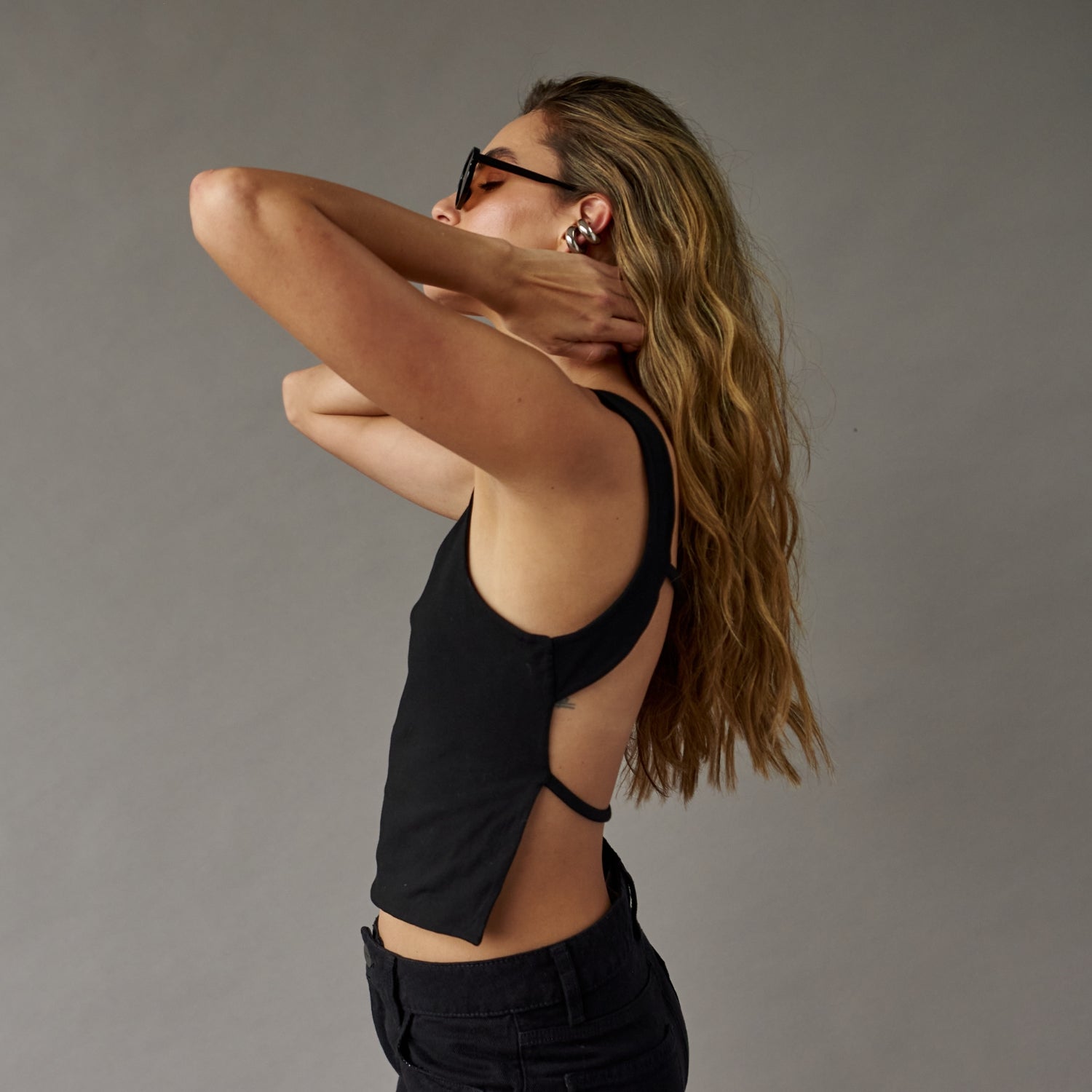 DANNA BLACKLESS TOP