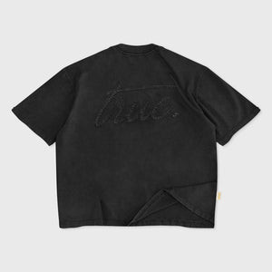 DAILY WASHED BOXY TEE - BLACK