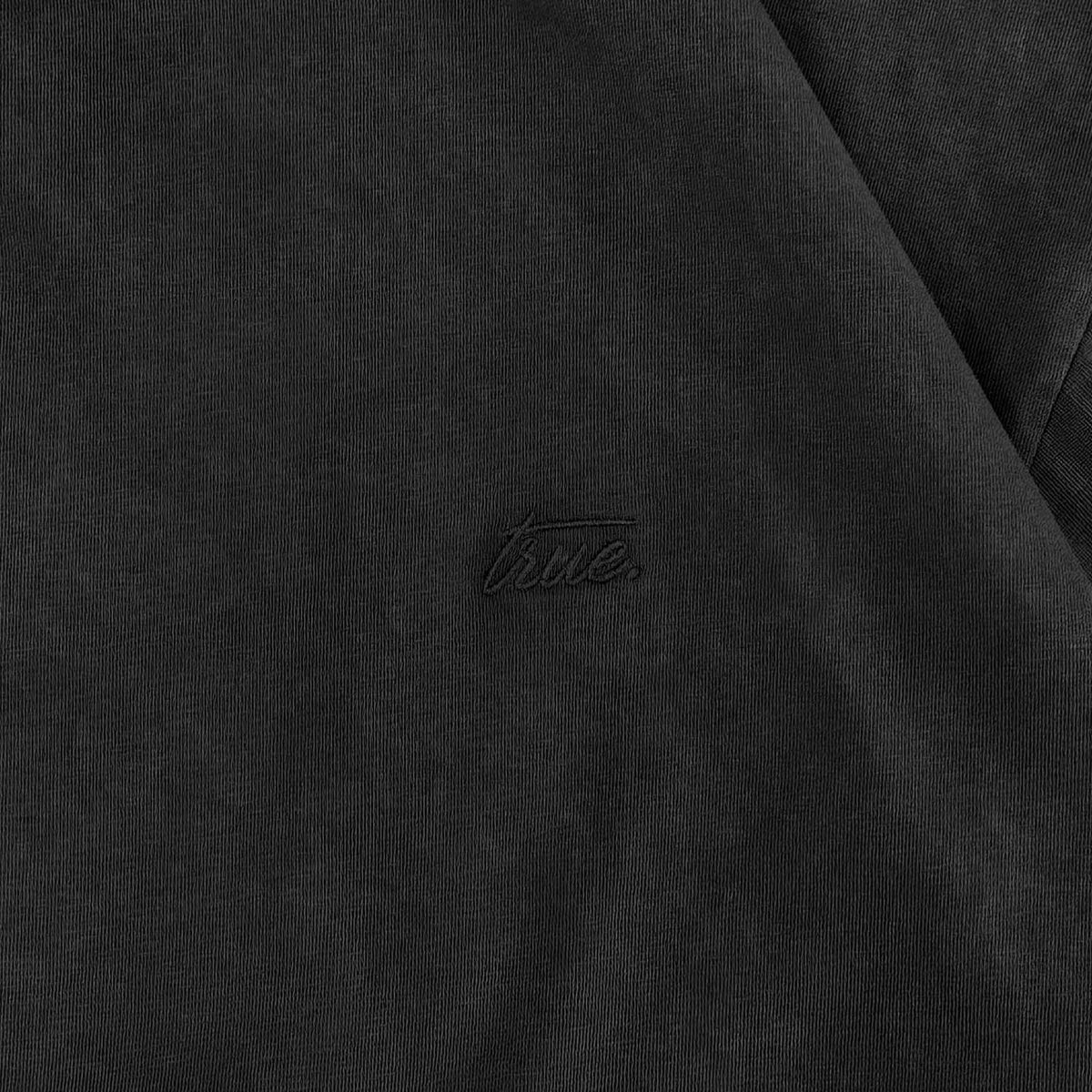 DAILY WASHED BOXY TEE - BLACK