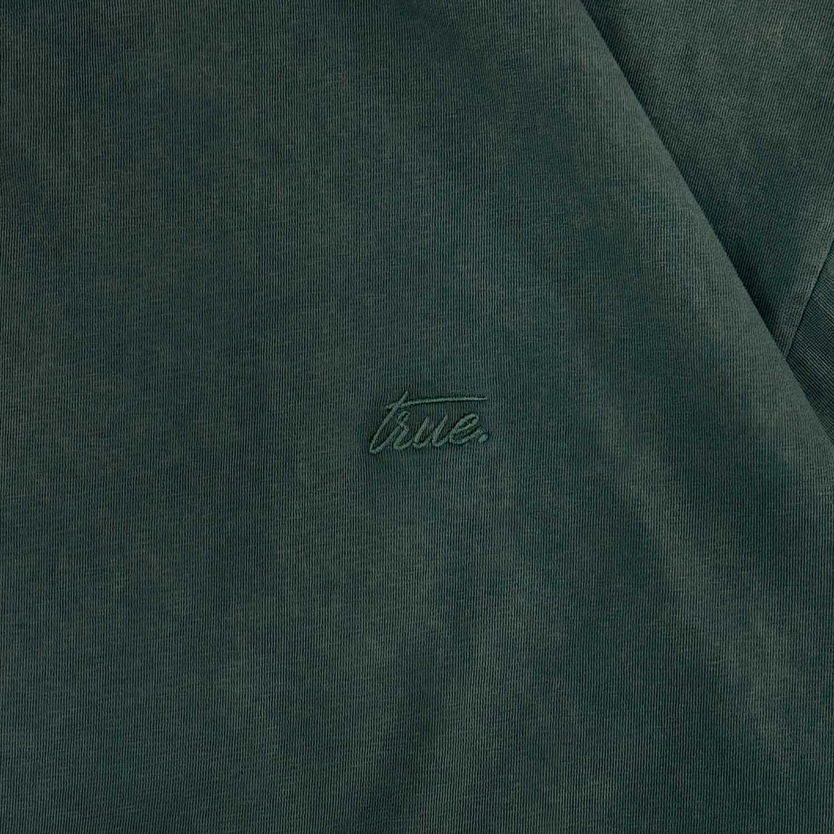 DAILY WASHED BOXY TEE - PINE GREEN