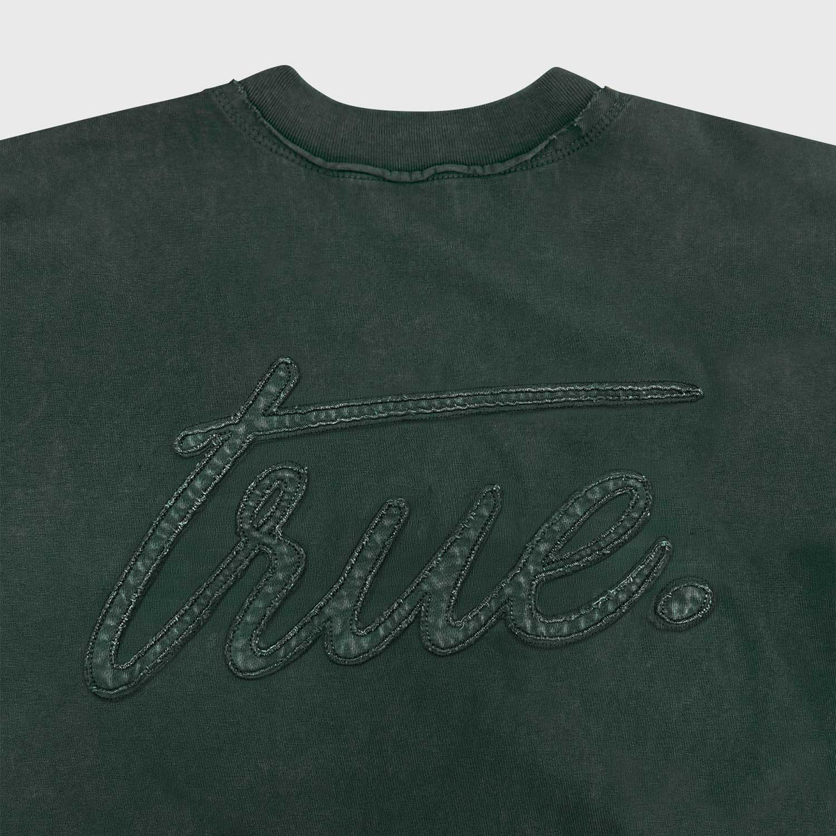 DAILY WASHED BOXY TEE - PINE GREEN
