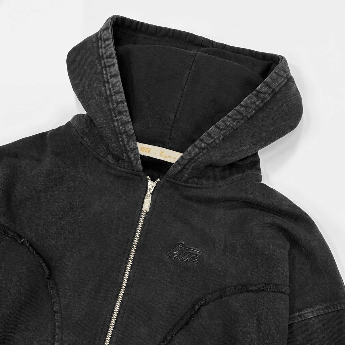 DAILY WASHED HOODIE - BLACK
