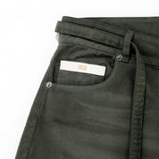 DIRTY-WASH PANTS - MILITARY GREEN