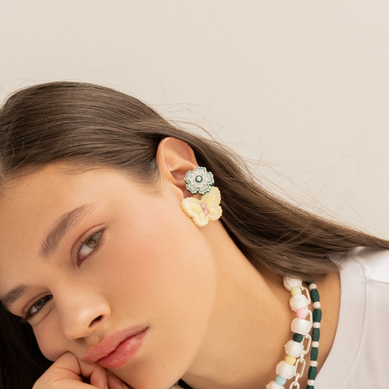 EARCUFF LACE FLOR