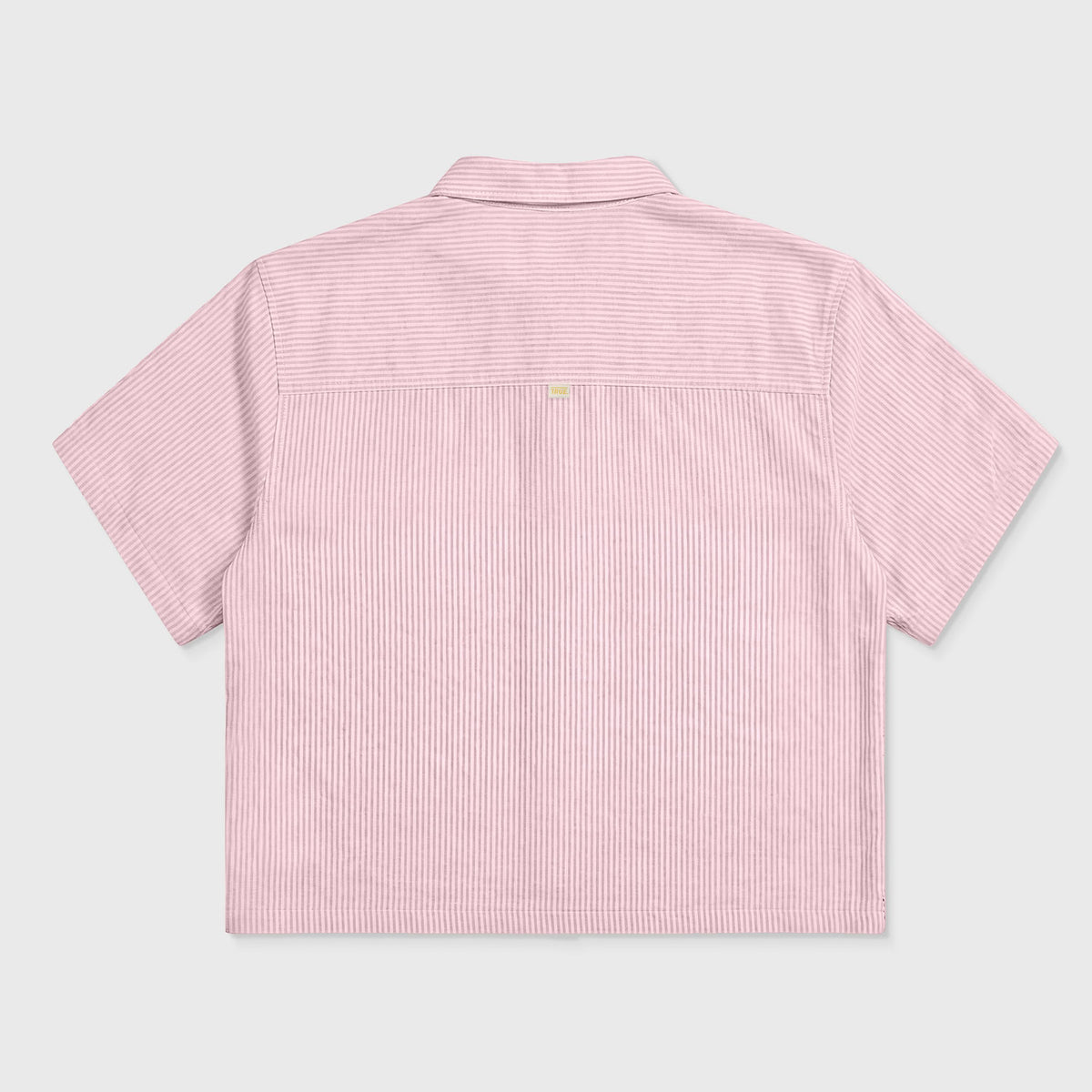 EMBROIDERED FLOWER BOXY SHIRT - PINK
