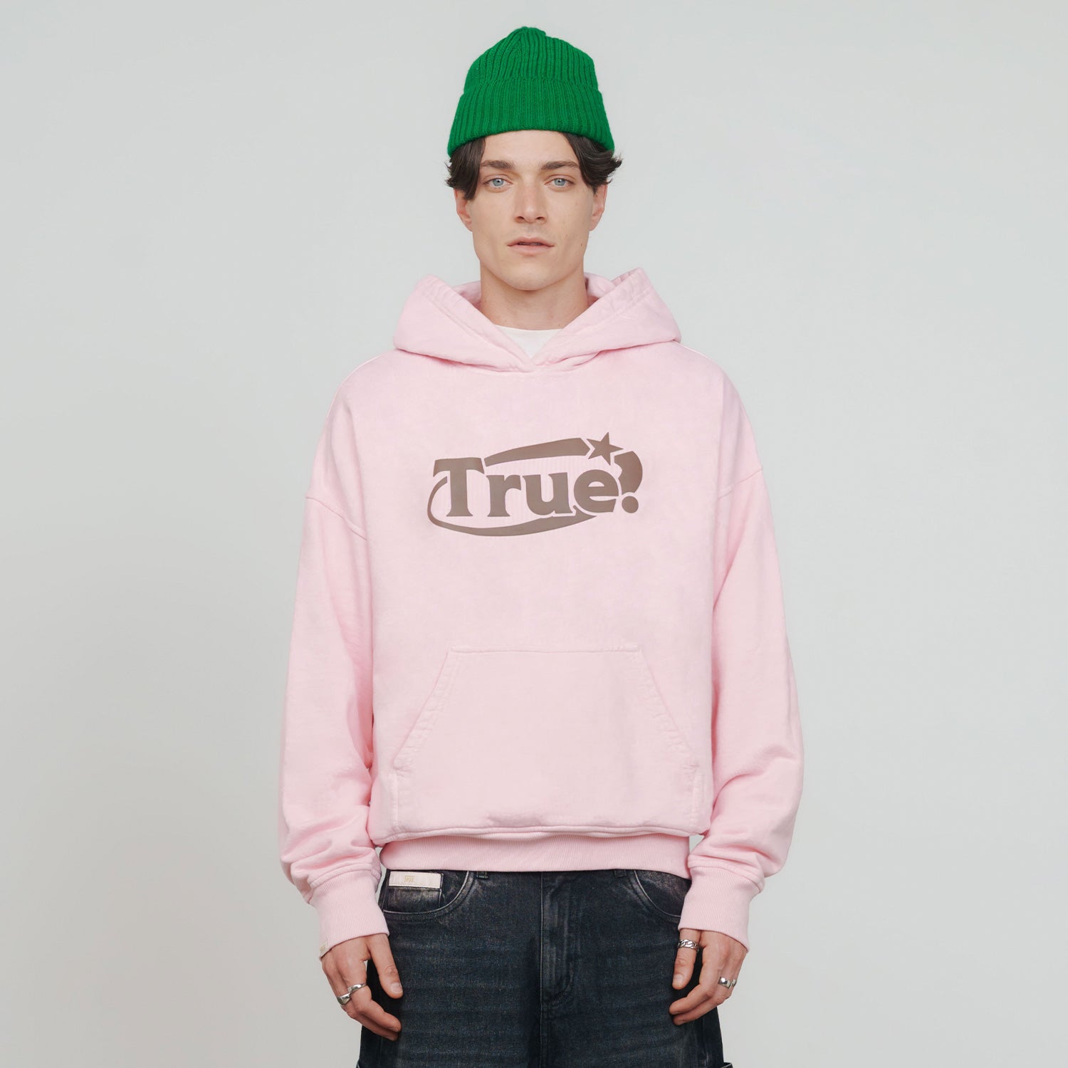 EVERYDAY LOGO HOODIE - PINK