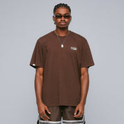 EVERYDAY LOGO T-SHIRT - BROWN