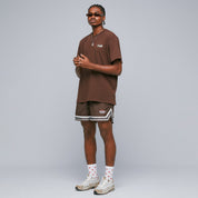EVERYDAY LOGO T-SHIRT - BROWN