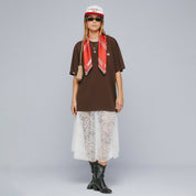 EVERYDAY LOGO T-SHIRT - BROWN