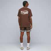 EVERYDAY LOGO T-SHIRT - BROWN