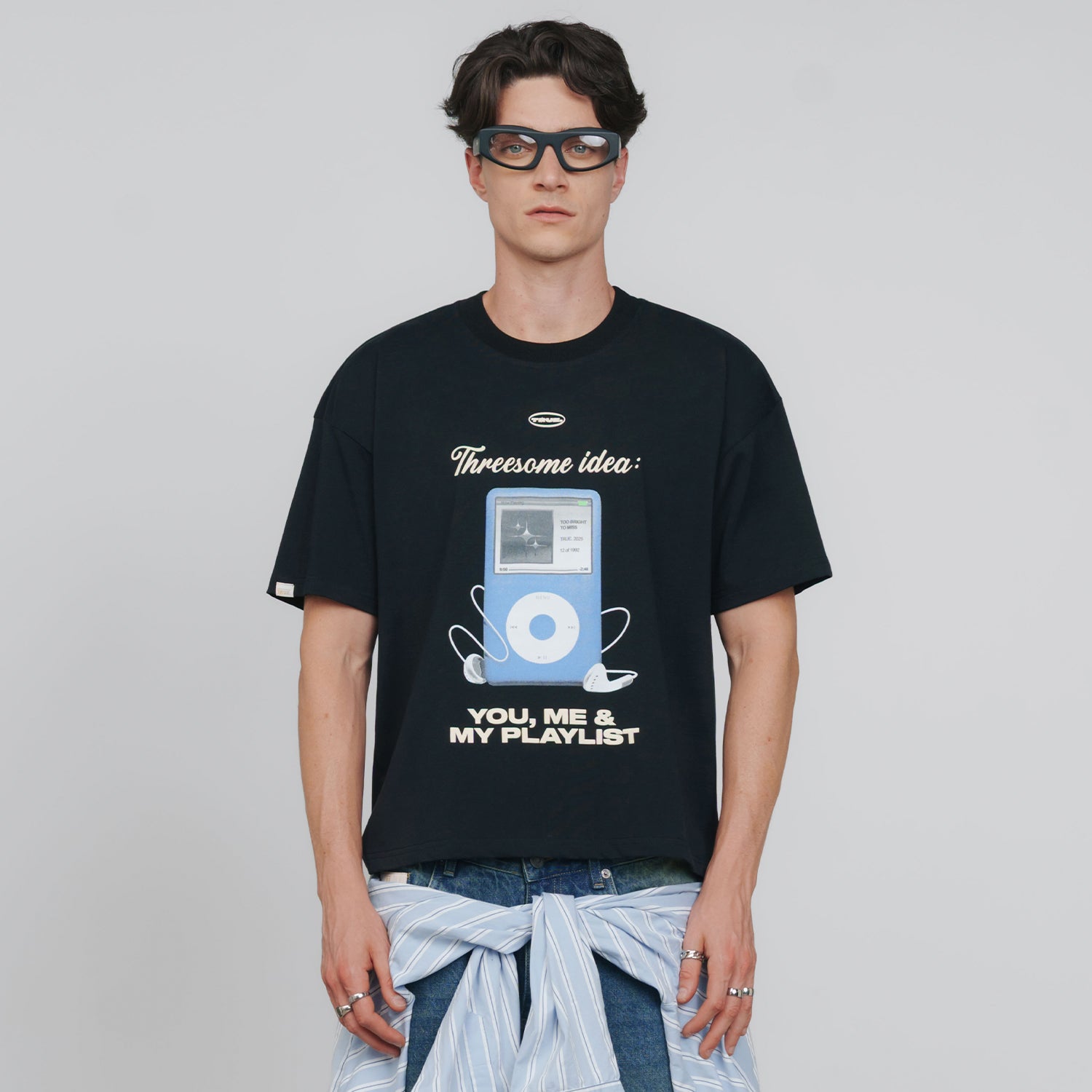 F*CK NUDES BOXY T-SHIRT - BLACK